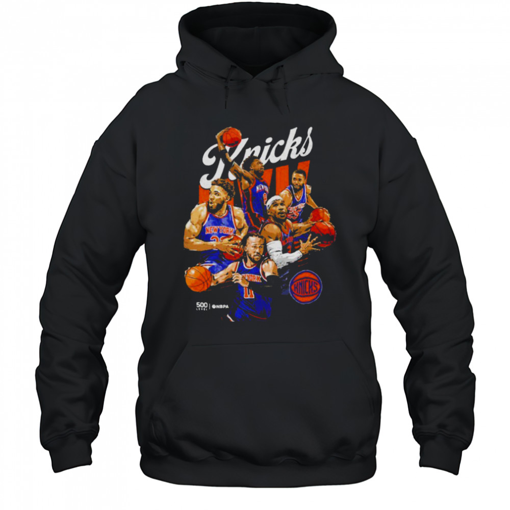New York Knicks Starting 5 NBA 2025 T Shirts Hoodie