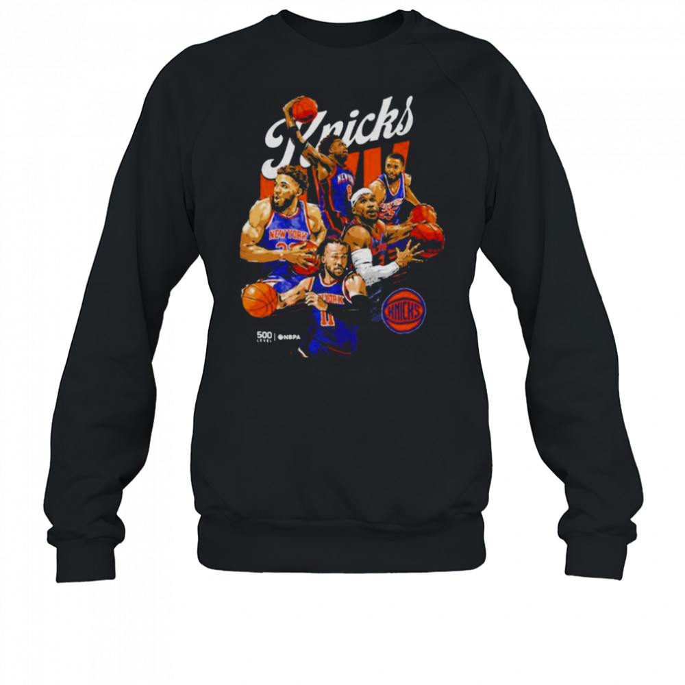 New York Knicks Starting 5 NBA 2025 T Shirts Sweatshirt