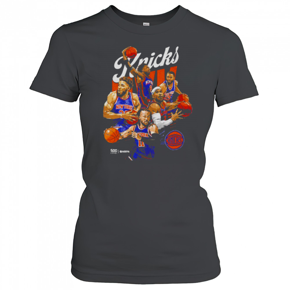 New York Knicks Starting 5 NBA 2025 T Shirts Women's T-shirt