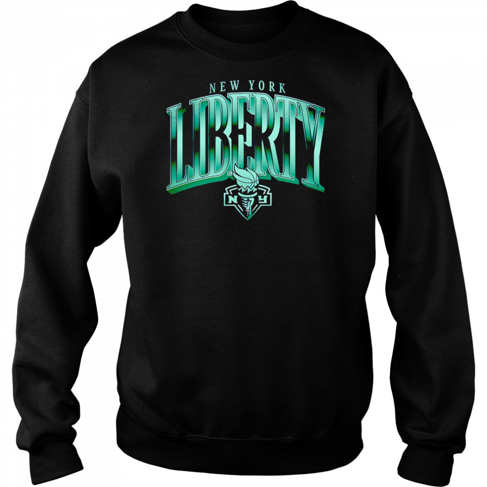 New York Liberty Gradient Heavy classic shirt Hoodie