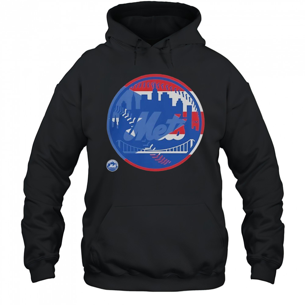 New York Mets Puerto Rican Flag Logo T-Shirt Hoodie