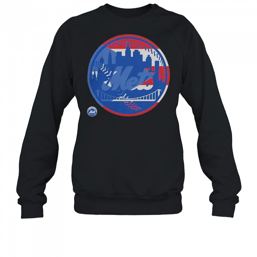 New York Mets Puerto Rican Flag Logo T-Shirt Sweatshirt