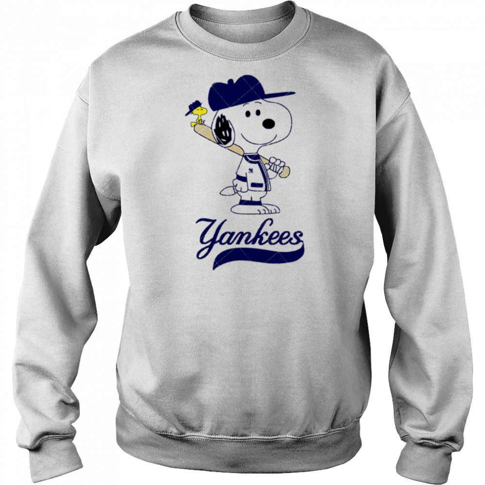New York Yankees Snoopy Baseball funny cartoon shirt Hoodie