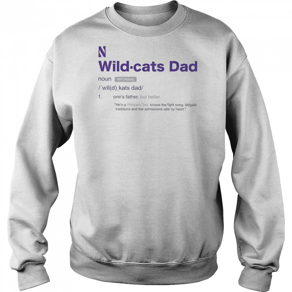 Northwestern Wildcats Dad Definition shirt Hoodie