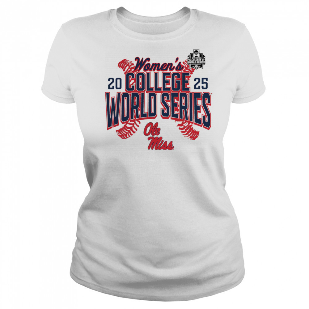 Ole Miss Rebels 2025 NCAA Softball Women’s College World Series Cut Off shirt Women's T-shirt