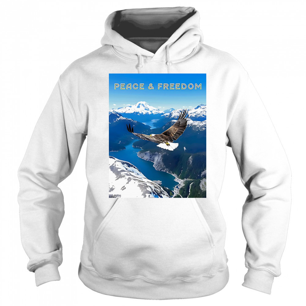 Peace and freedom eagle shirt Sweatshirt