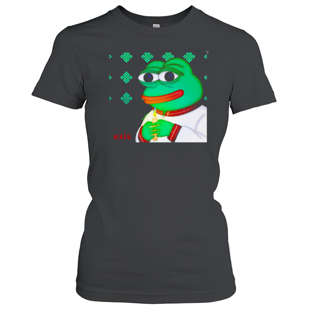 Pepe wearing a traditional Ukrainian shirt Women's T-shirt
