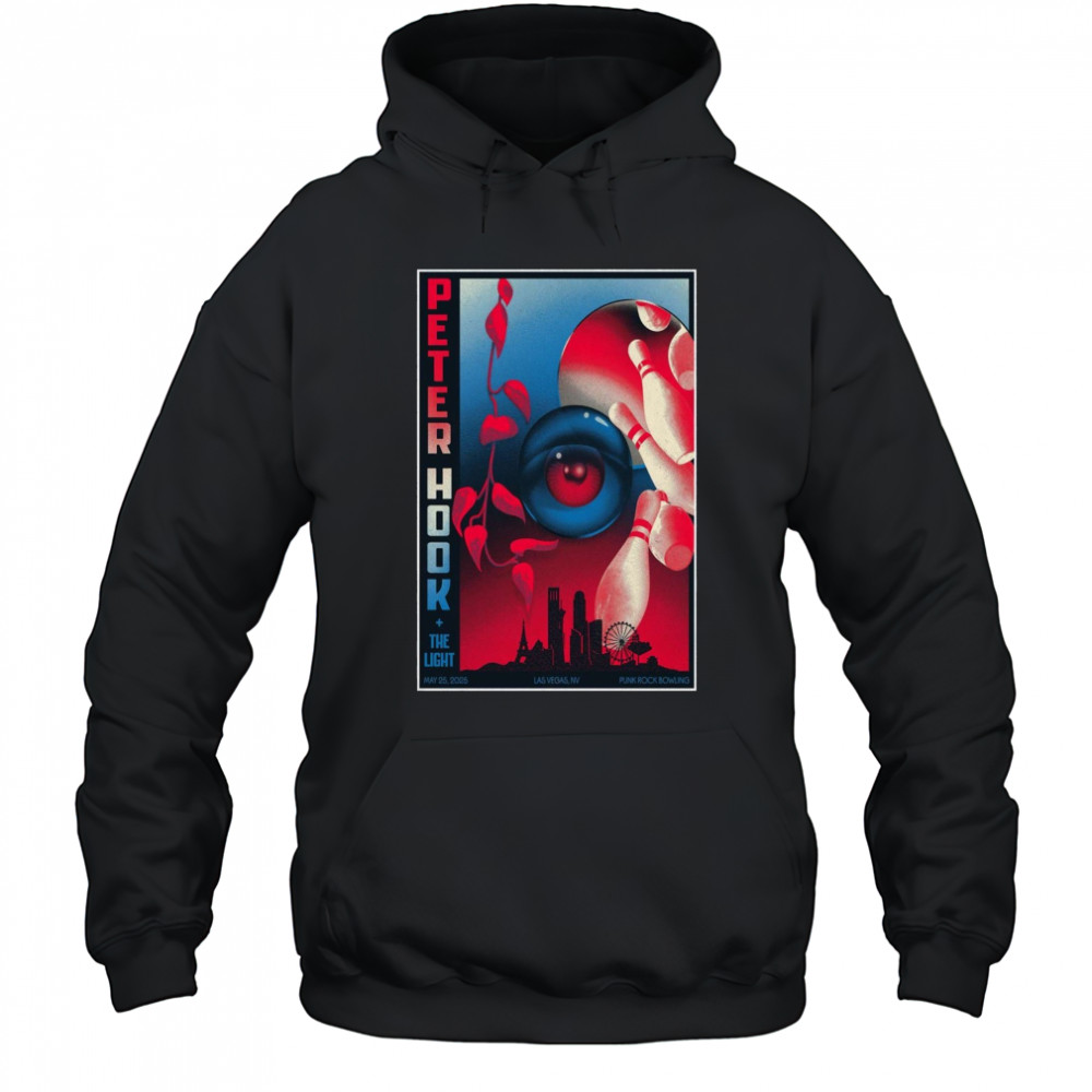 Peter Hook and The Light Punk Rock Bowling Las Vegas NV May 25 2025 Tour t-shirt Hoodie