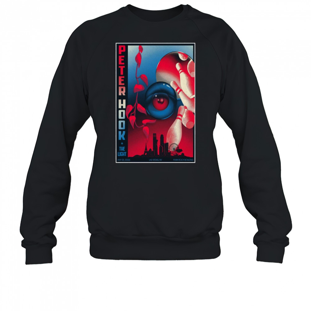 Peter Hook and The Light Punk Rock Bowling Las Vegas NV May 25 2025 Tour t-shirt Sweatshirt