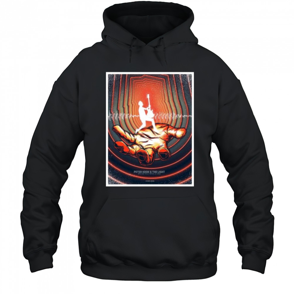 Peter Hook & The Light Mtelus Montreal QC May 22 2025 Tour t-shirt Hoodie