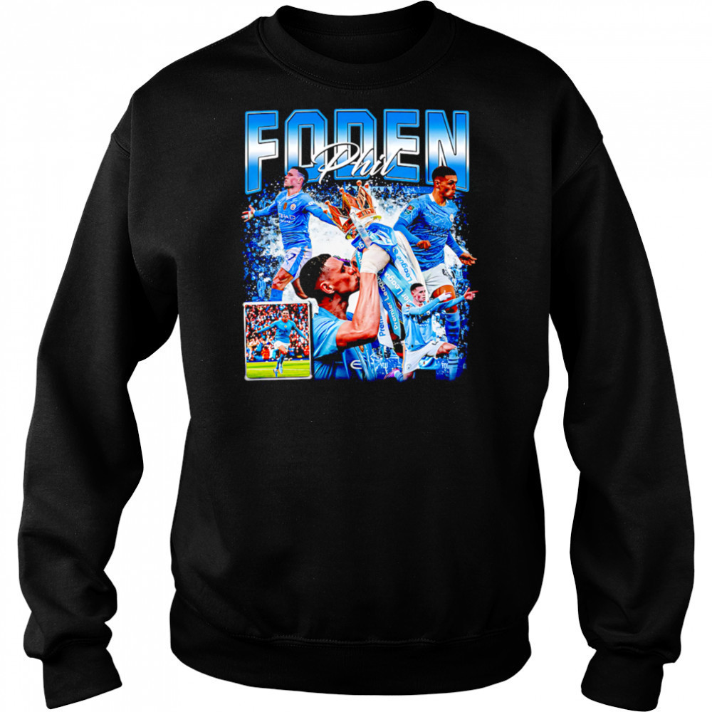 Phil Foden Manchester City Vintage 90s Graphic shirt Hoodie