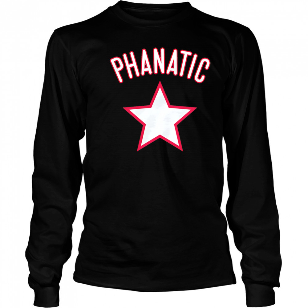 Philadelphia Phillies Phanatic star shirt Long Sleeved