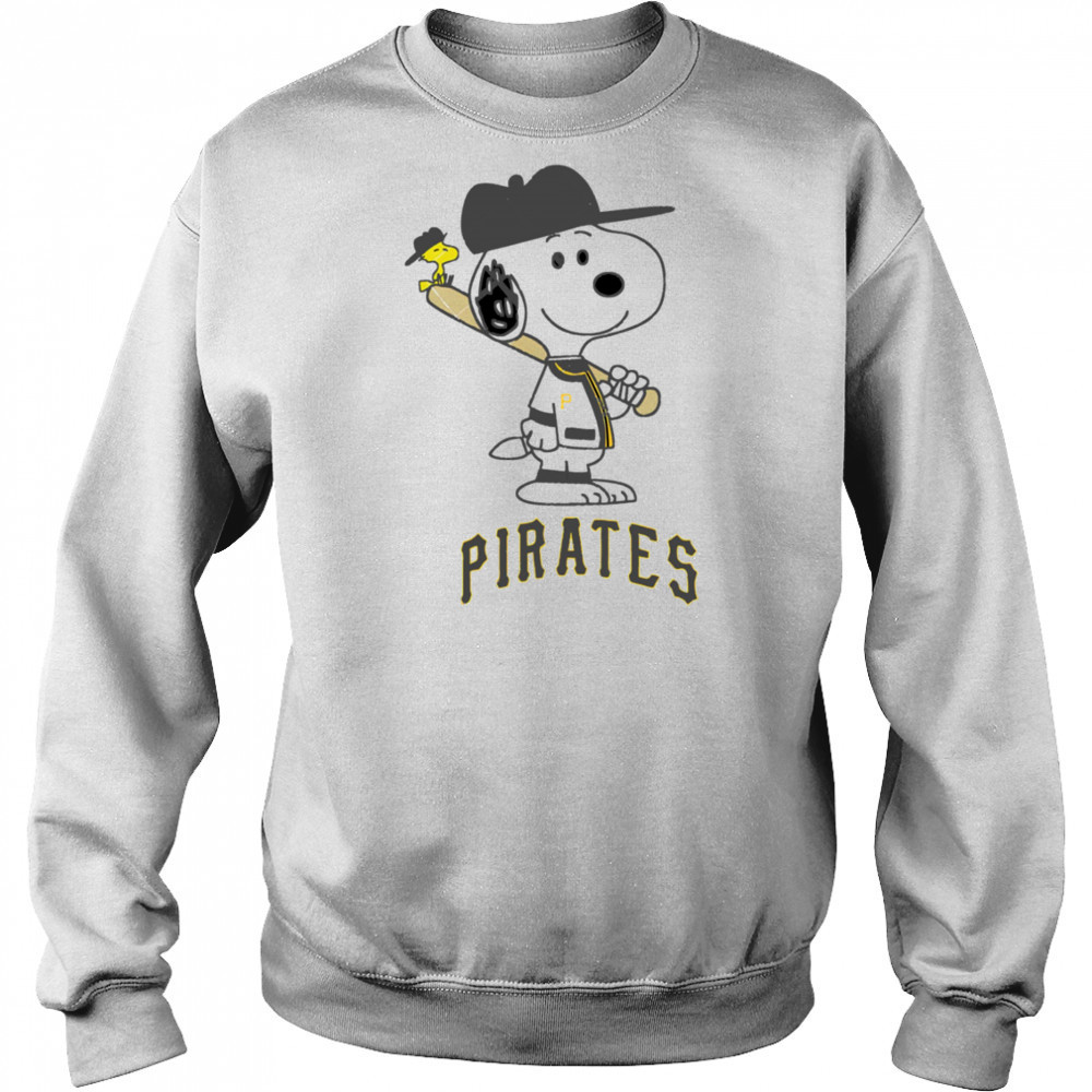 Pittsburgh Pirates Snoopy Baseball funny cartoon shirt Hoodie