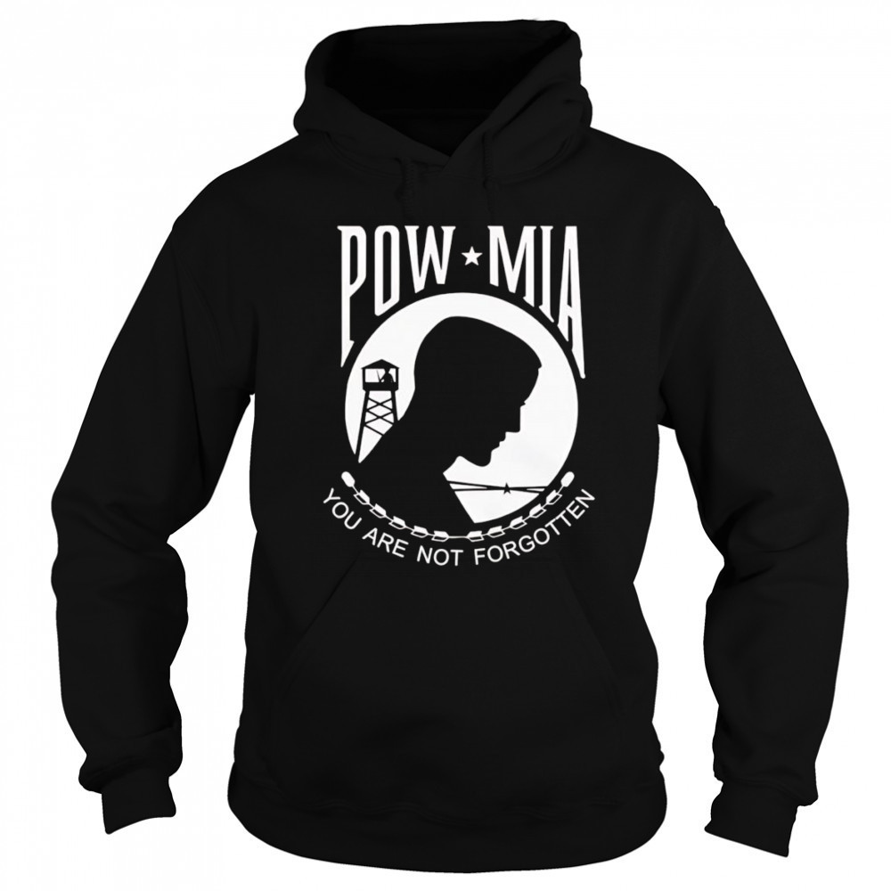 Pow Mia you are not forgotten shirt Sweatshirt