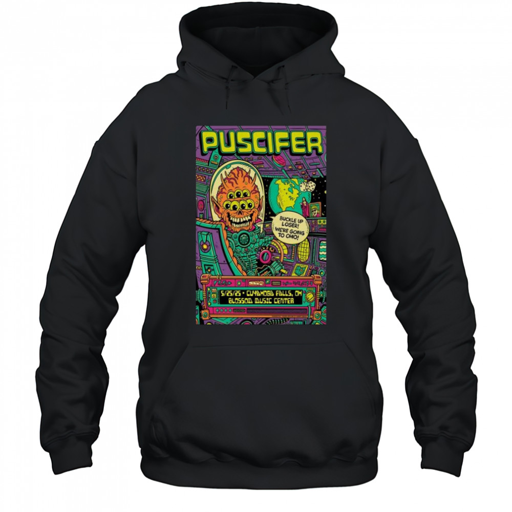 Puscifer Blossom Music Center Cuyahoga Falls OH May 25 2025 Concert t-shirt Hoodie
