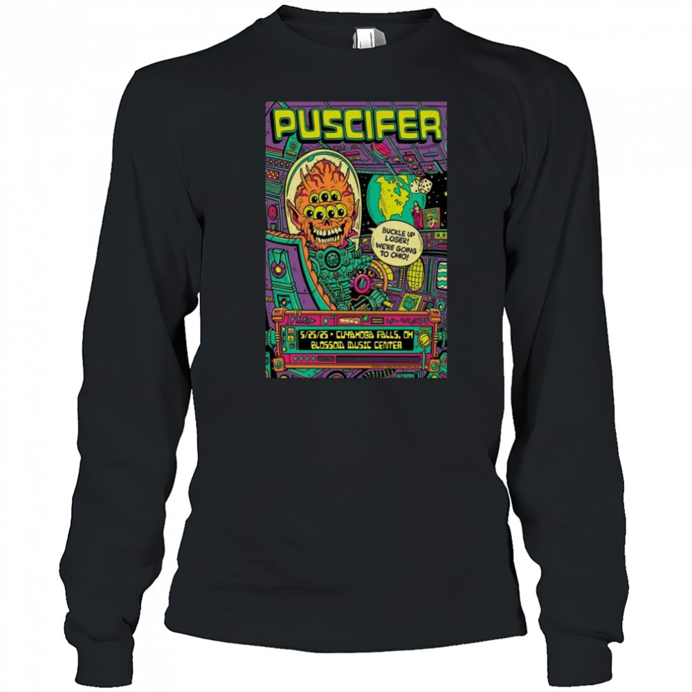 Puscifer Blossom Music Center Cuyahoga Falls OH May 25 2025 Concert t-shirt Long Sleeved