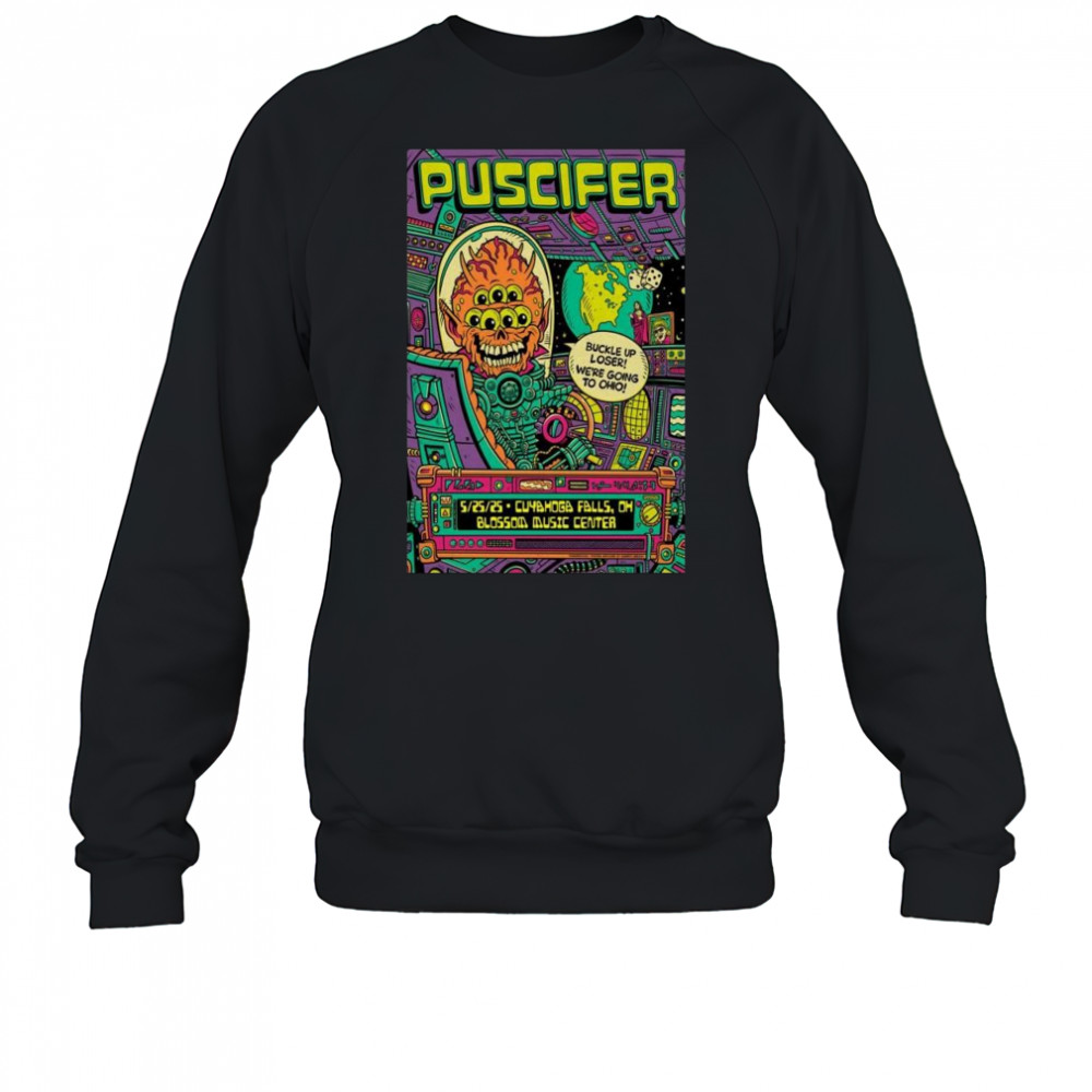 Puscifer Blossom Music Center Cuyahoga Falls OH May 25 2025 Concert t-shirt Sweatshirt
