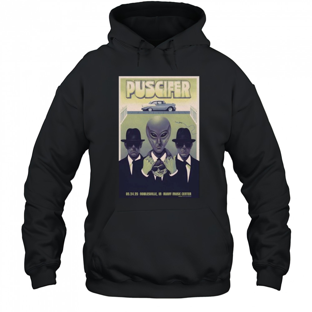 Puscifer Ruoff Music Center Noblesville IN May 24 2025 Tour t-shirt Hoodie