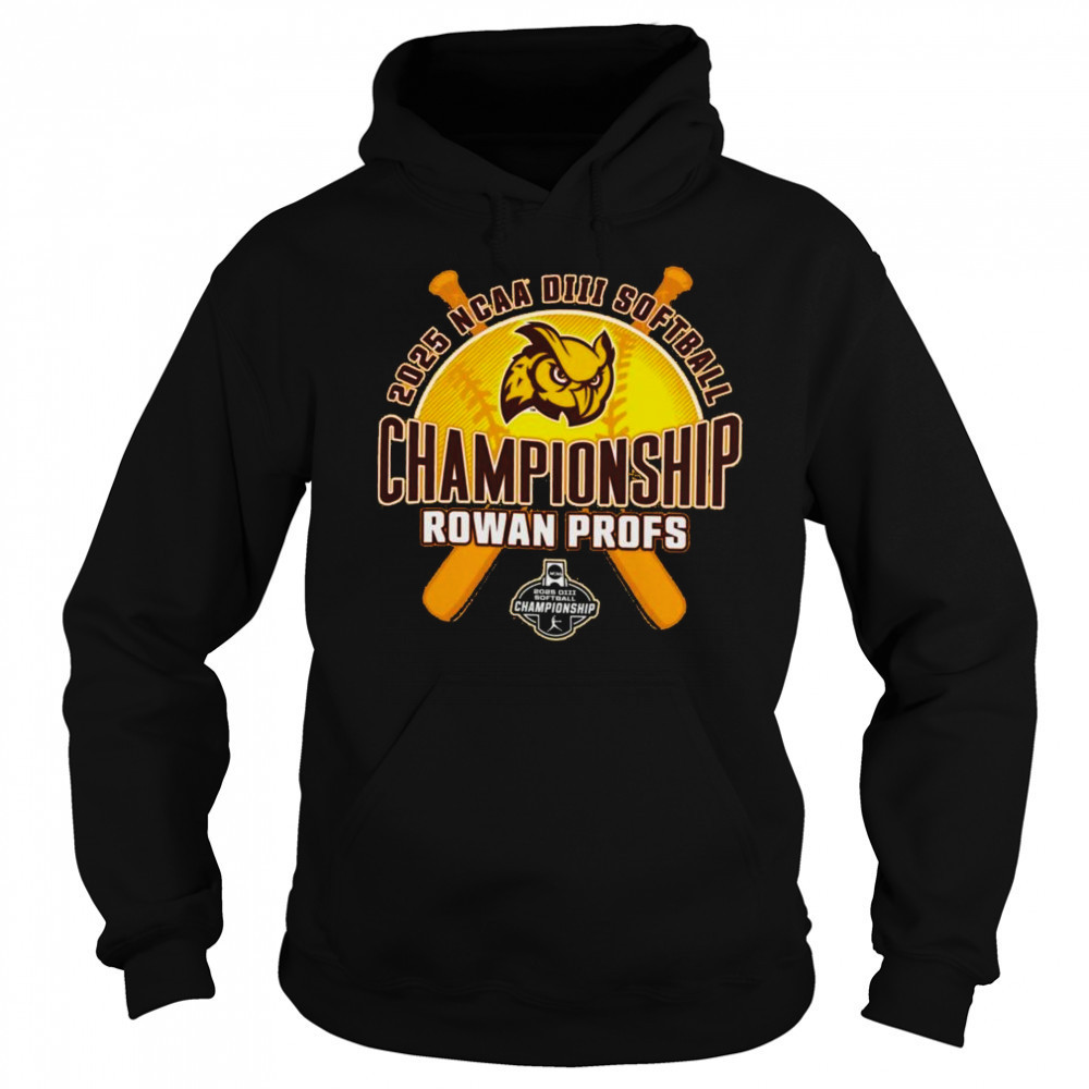 Rowan Profs 2025 NCAA DIII Softball Championship T-Shirt Sweatshirt