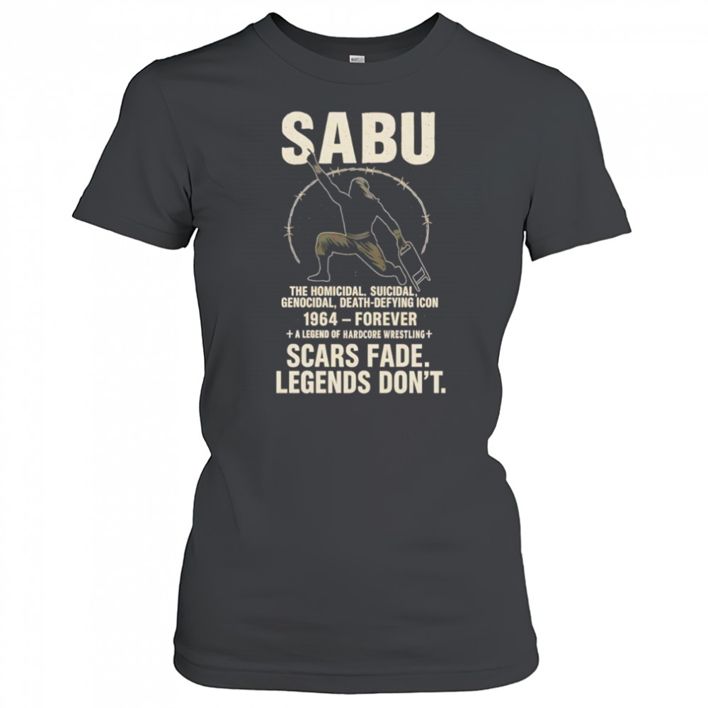 Sabu Pro Wrestling ECW Sabu Legend Wrestling In Memory shirt Women's T-shirt