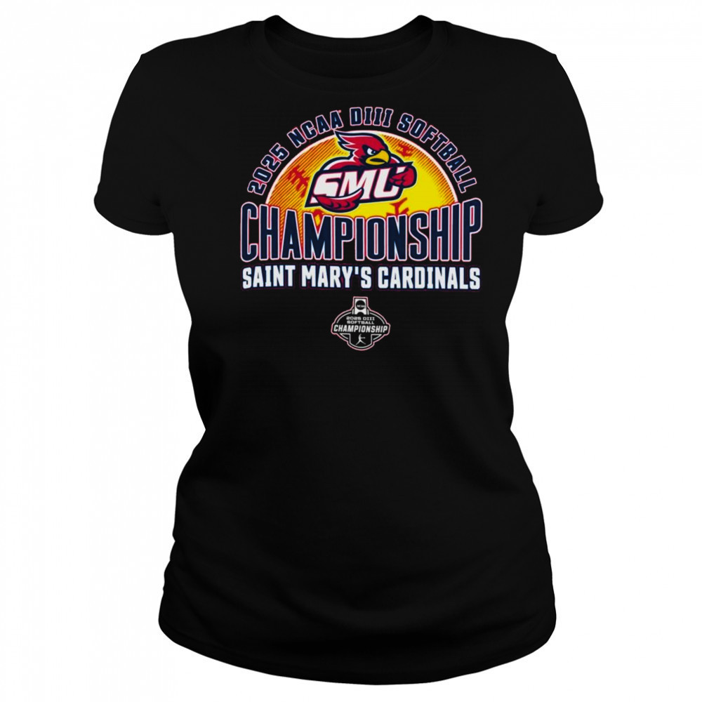 Saint Mary’s Cardinals 2025 NCAA DIII Softball Championship T-Shirt Women's T-shirt