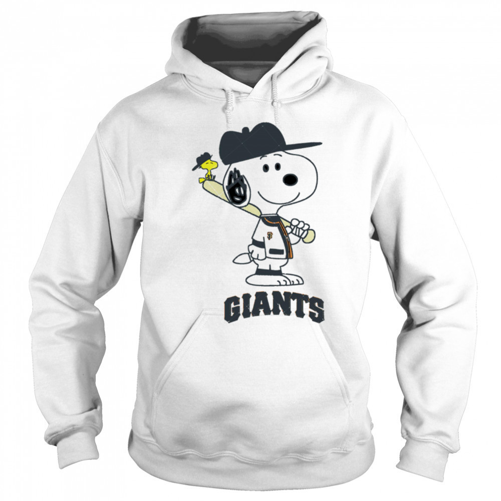 San Francisco Giants Snoopy Baseball funny cartoon shirt Sweatshirt