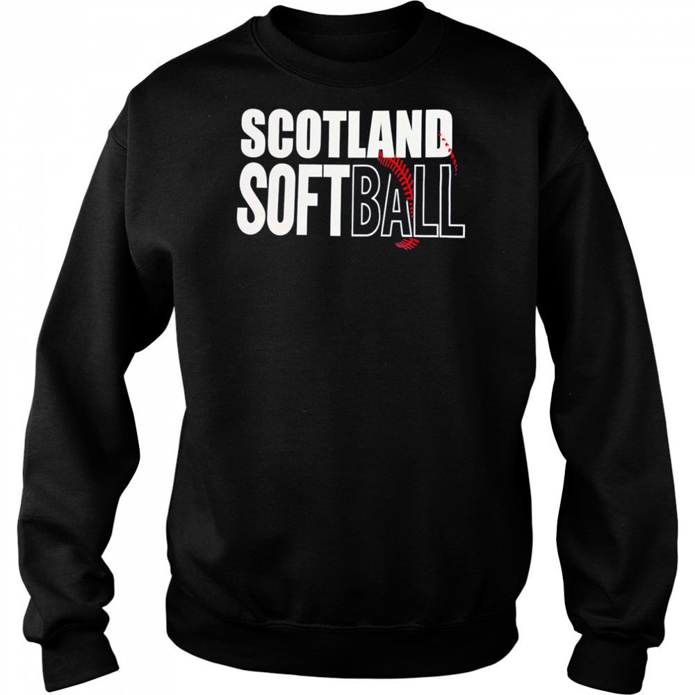 Scotland Softball shirt Hoodie