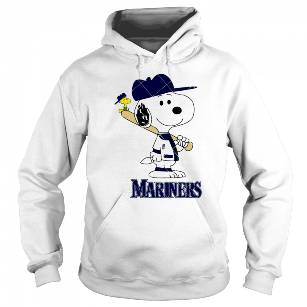 Seattle Mariners Snoopy Baseball funny cartoon shirt Sweatshirt