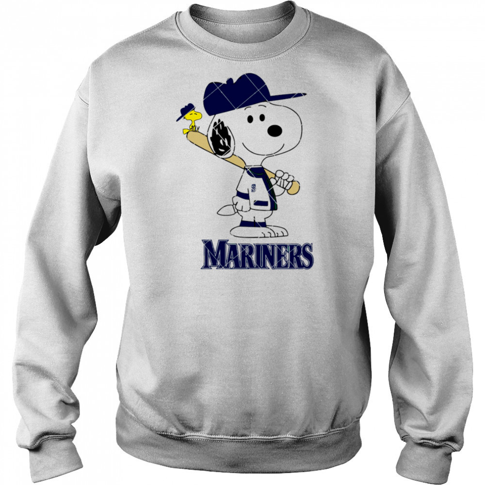 Seattle Mariners Snoopy Baseball funny cartoon shirt Hoodie