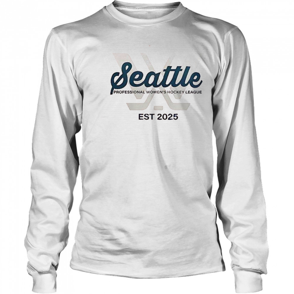 Seattle Professional Women’s Hockey League Est 2025 T-Shirt Long Sleeved