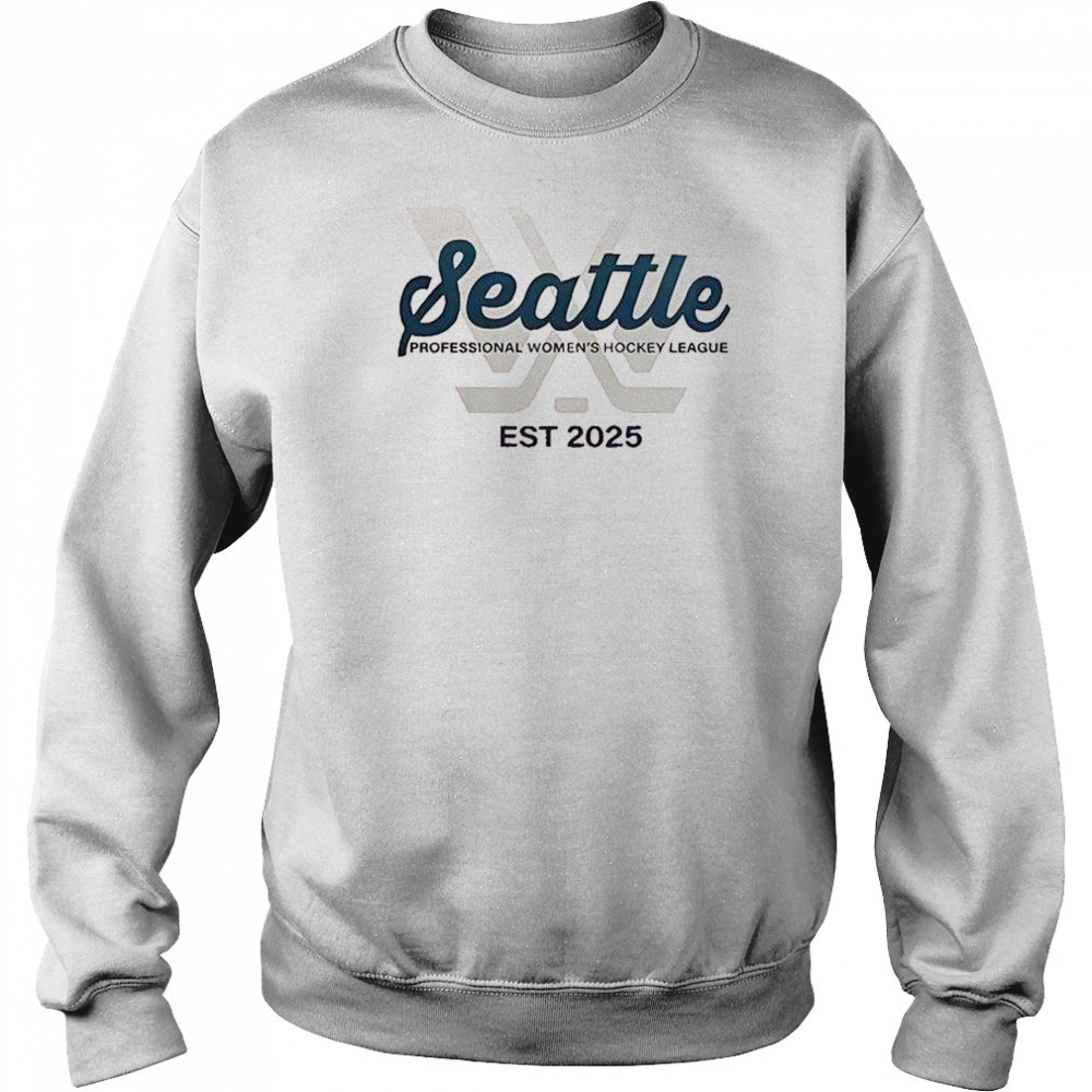 Seattle Professional Women’s Hockey League Est 2025 T-Shirt Hoodie