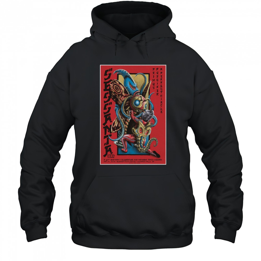 Sessanta Primus Puscifer A Perfect Circle Blossom Music Center Cuyahoga Falls OH May 25 2025 Tour t-shirt Hoodie