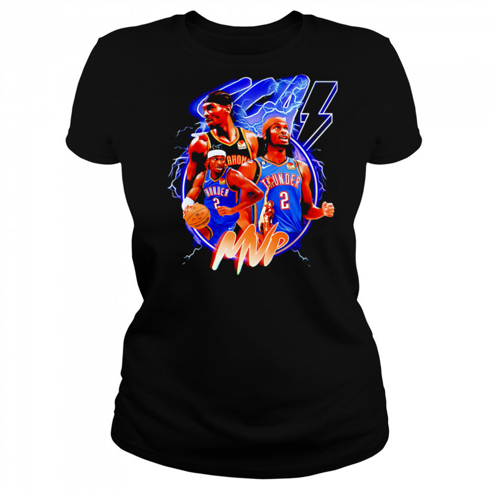 Shai Gilgeous-Alexander MVP Thunder graphic shirt Women's T-shirt