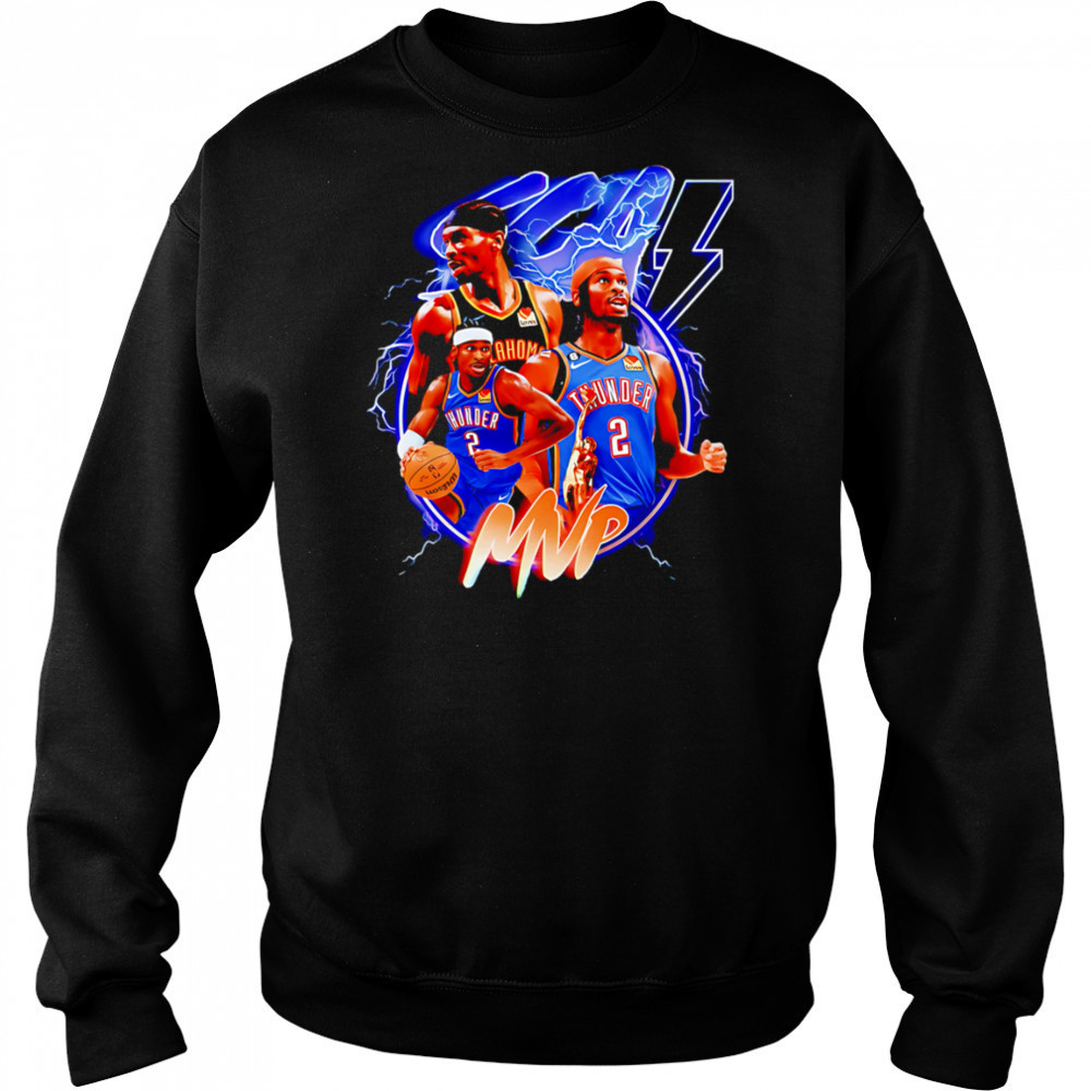 Shai Gilgeous-Alexander MVP Thunder graphic shirt Hoodie