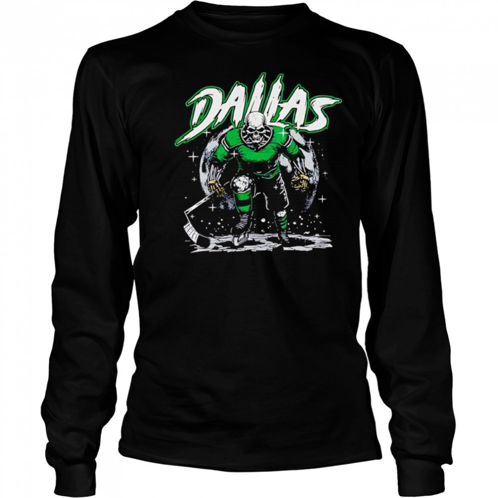 Skeleton Dallas Stars Hockey NHL Champions shirt Long Sleeved