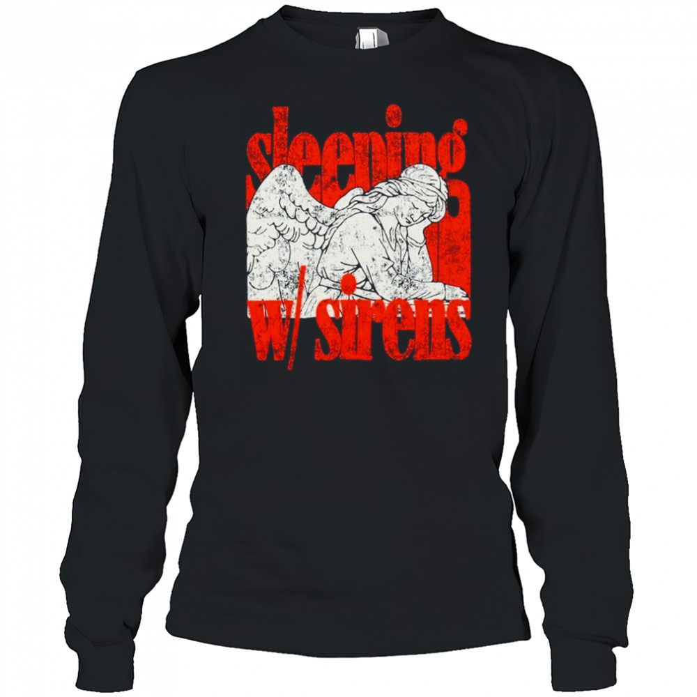 Sleeping With Sirens Crying Angel T-Shirt Long Sleeved