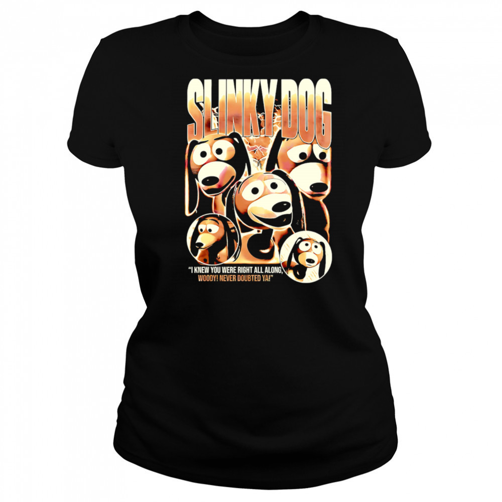 Slinky dog toy story disney pixar vintage style shirt Women's T-shirt