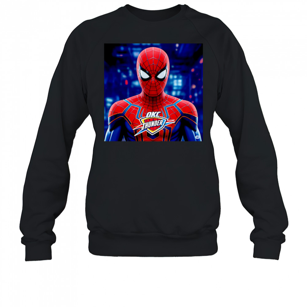 Spider-Man OKC Thunder shirt Sweatshirt