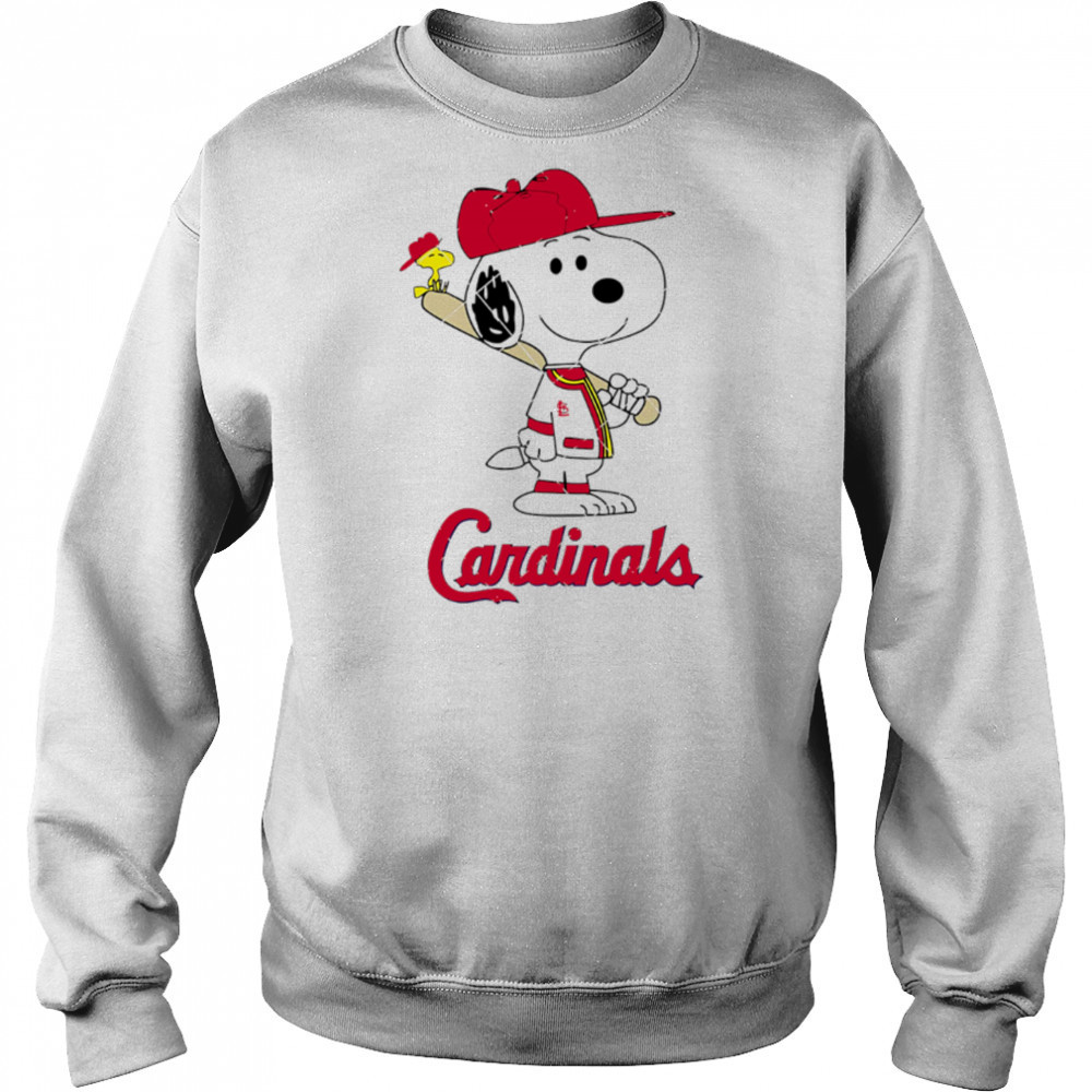 St Louis Cardinals Snoopy Baseball funny cartoon shirt Hoodie
