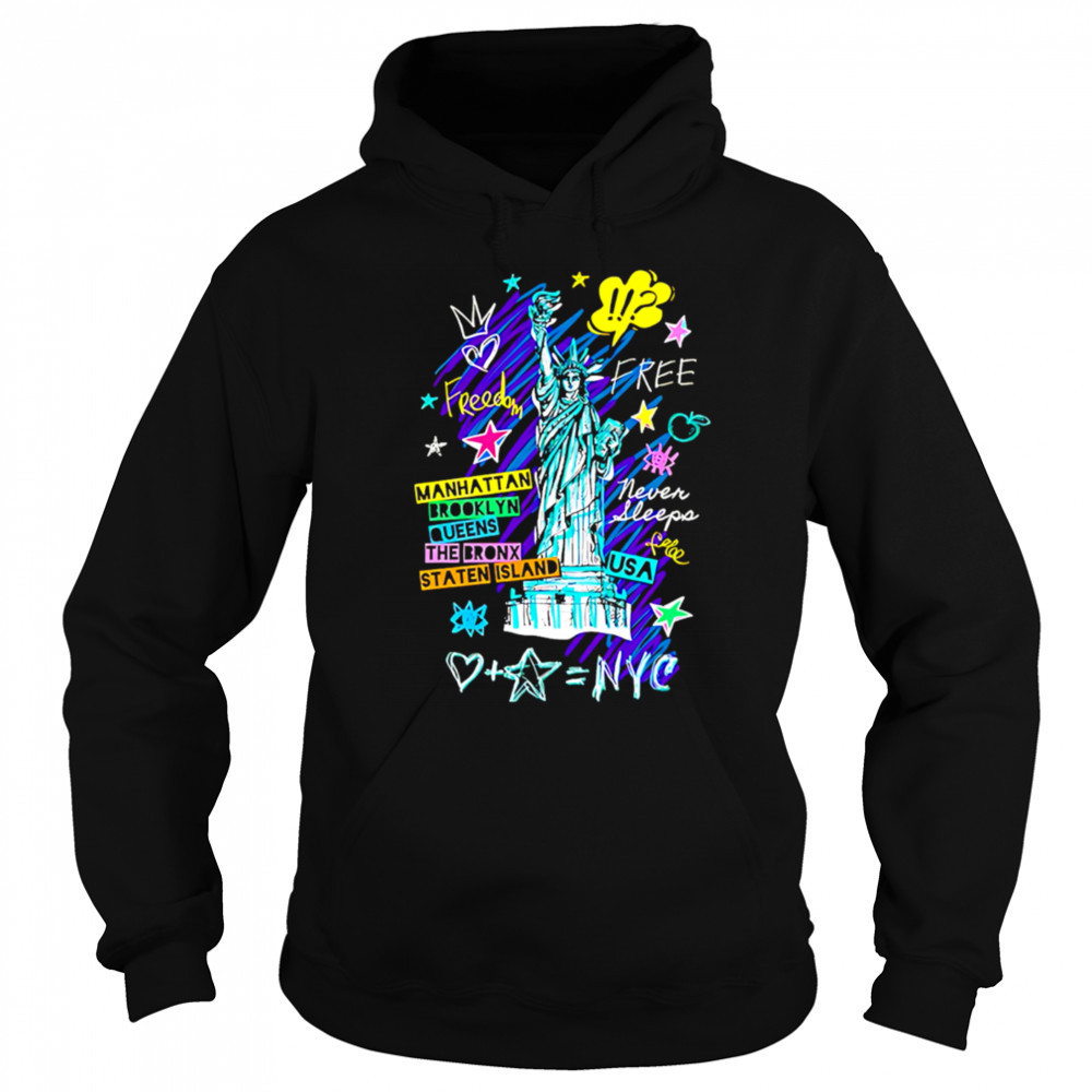 Statue of liberty cities of new york shirt Sweatshirt