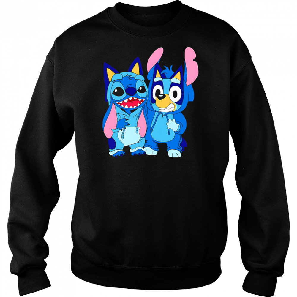 Stitch And Bluey Svg Stitch Disney shirt Hoodie