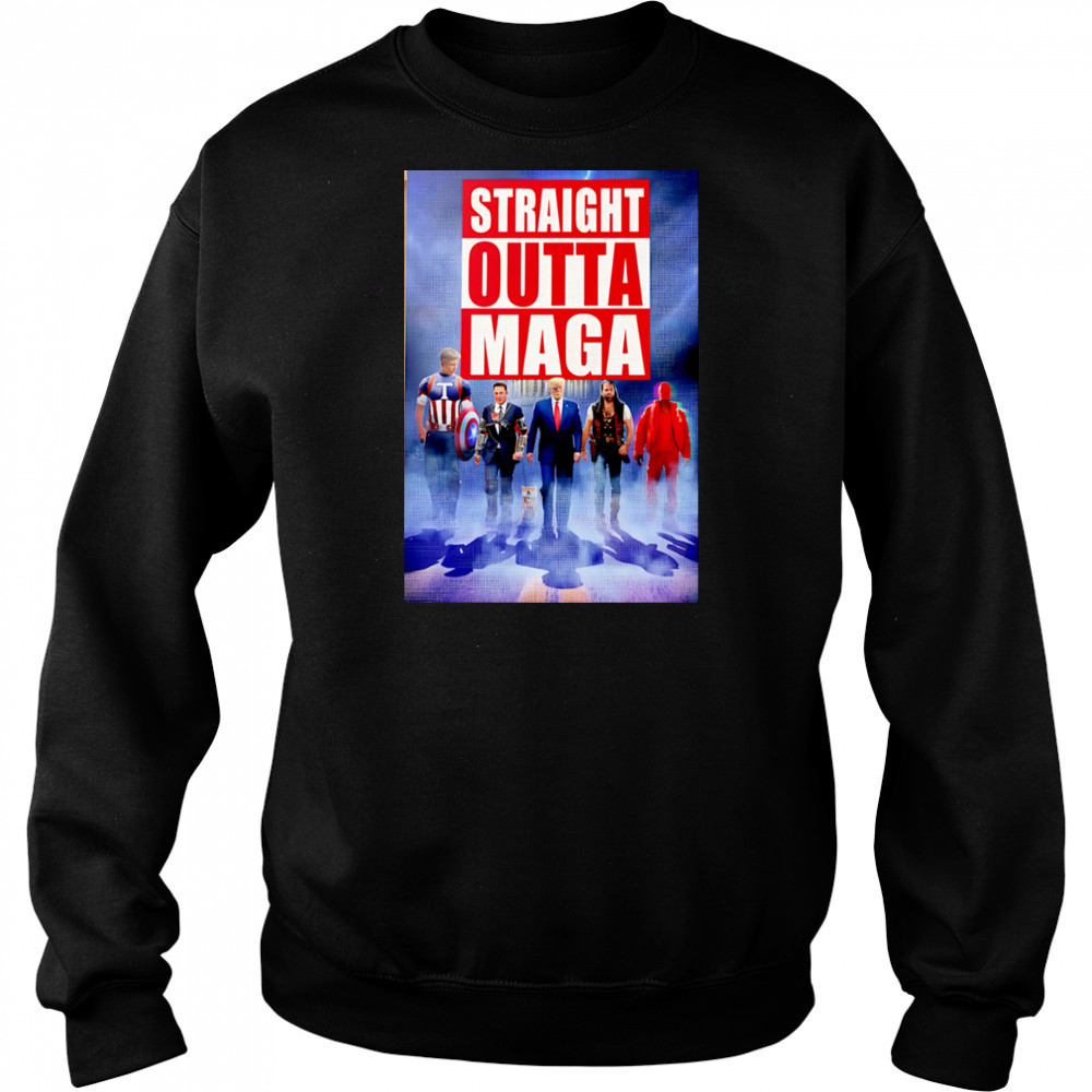 Straight Outta MAGA shirt Hoodie