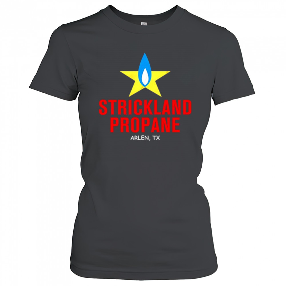 Strickland Propane Arlen TX logo shirt Women's T-shirt