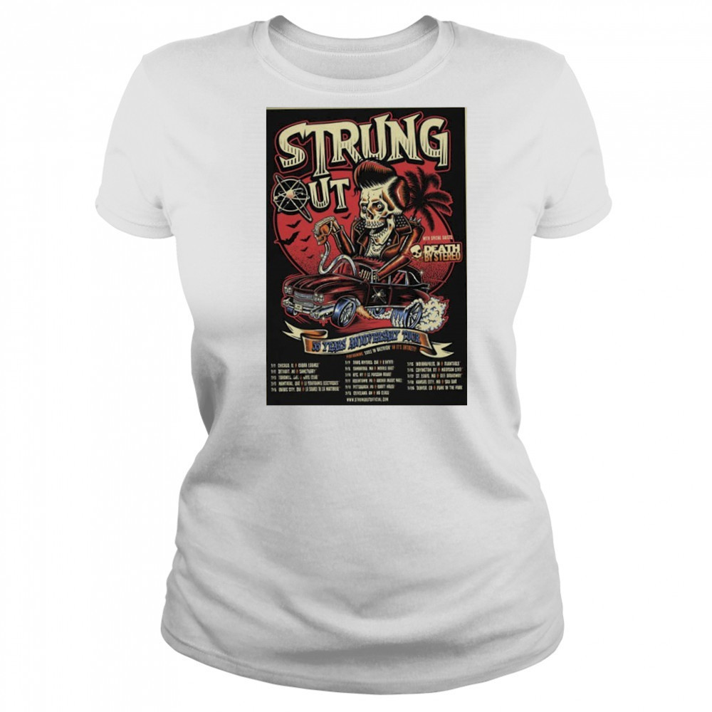 Strung Out July 2025 Tour Poster shirt Women's T-shirt