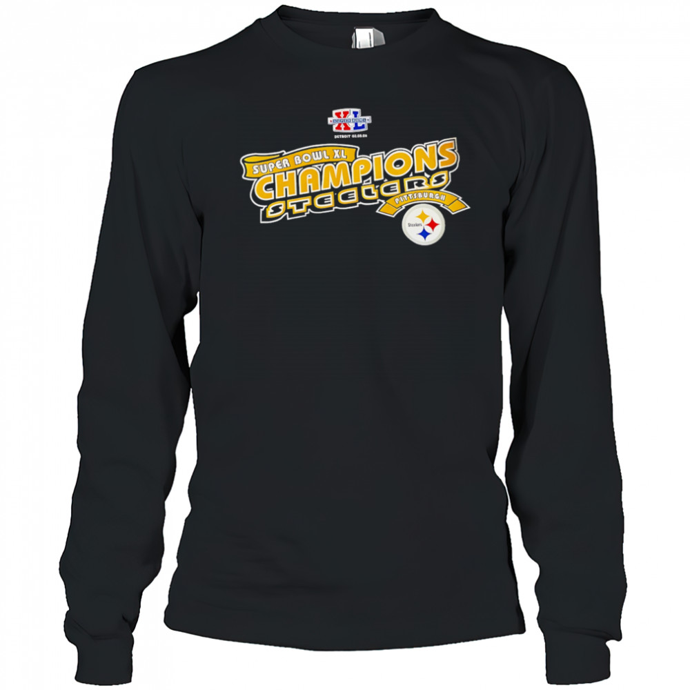 Super Bowl Xl Champions Steelers shirt Long Sleeved
