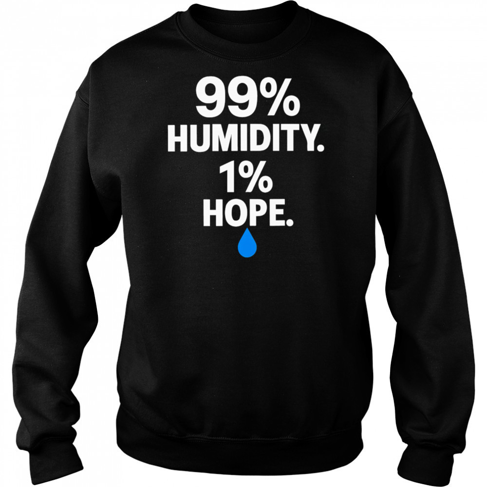 Swass 99 Percent Humidity One Percent Hope shirt Hoodie