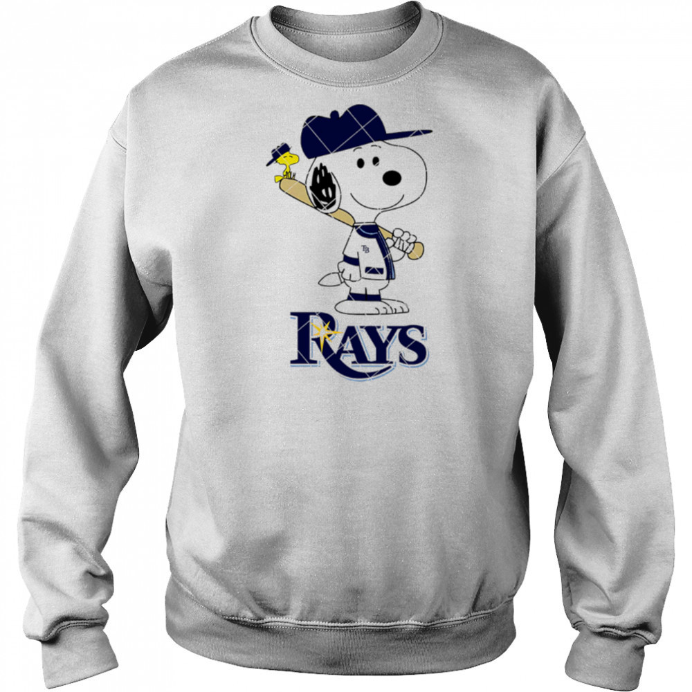 Tampa Bay Rays Snoopy Baseball funny cartoon shirt Hoodie