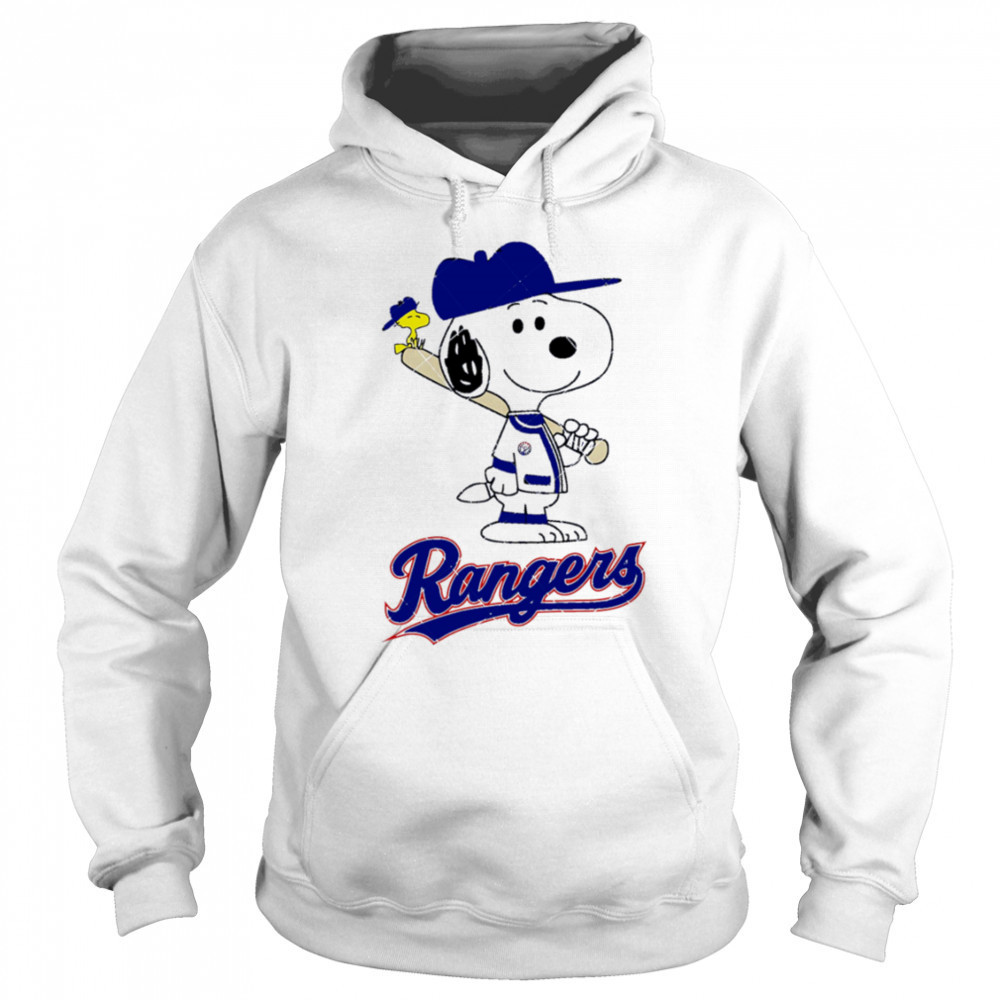 Texas Rangers Snoopy Baseball funny cartoon shirt Sweatshirt