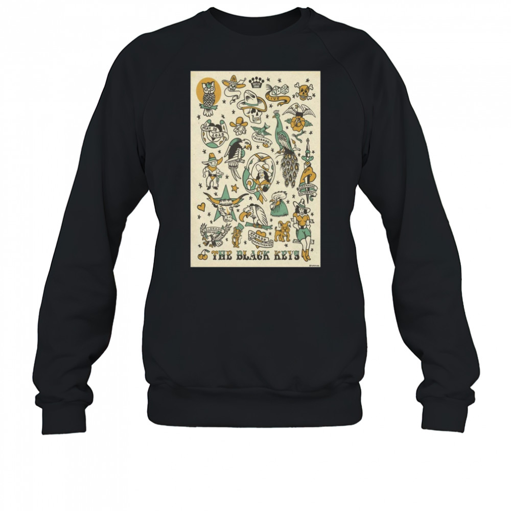 The Black Keys Ford Amphitheater Colorado Springs CO May 25 2025 Tour t-shirt Sweatshirt