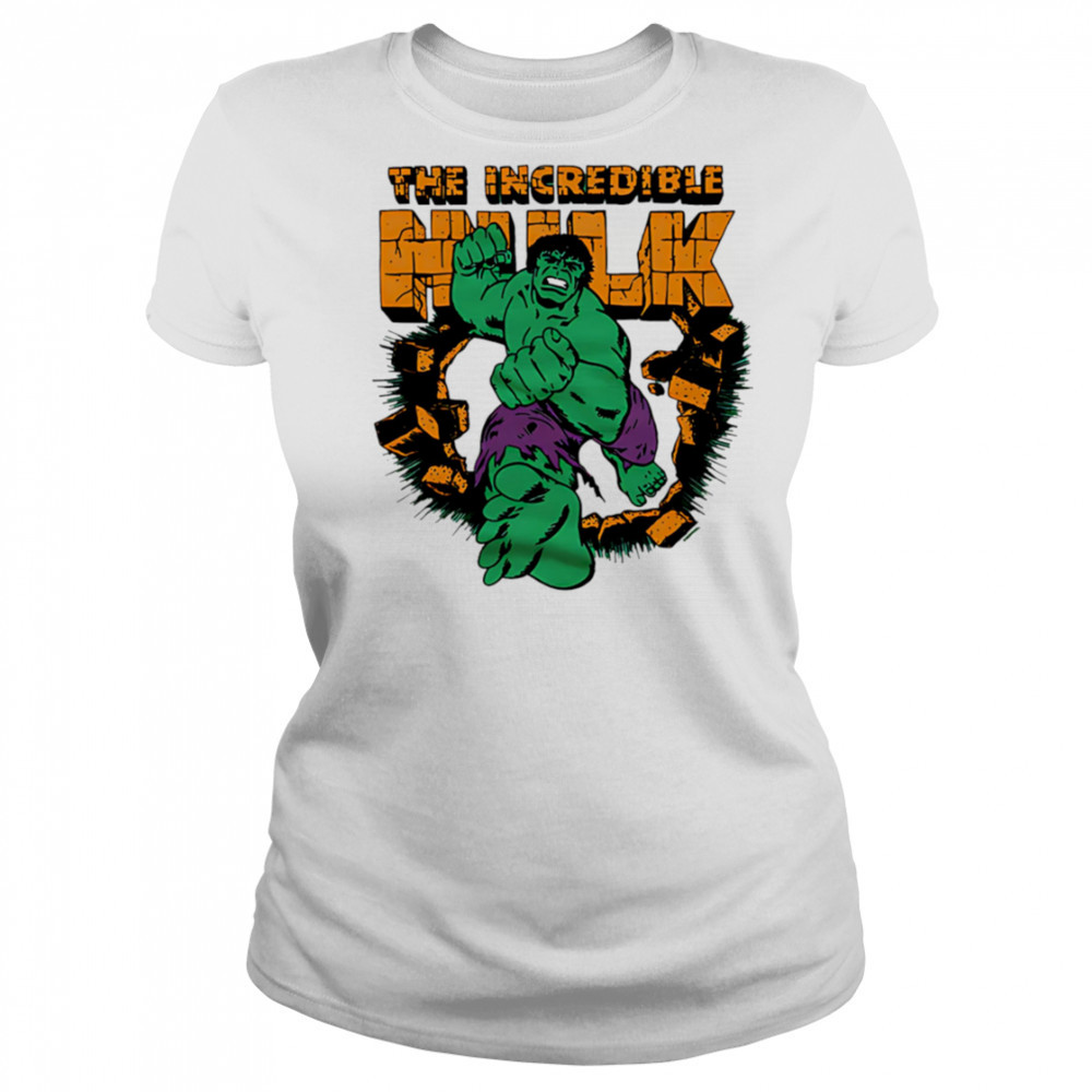 The Incredible Hulk break the wall shirt Women's T-shirt